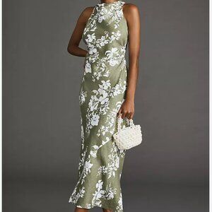 Reformation Casette Linen Dress- Willow